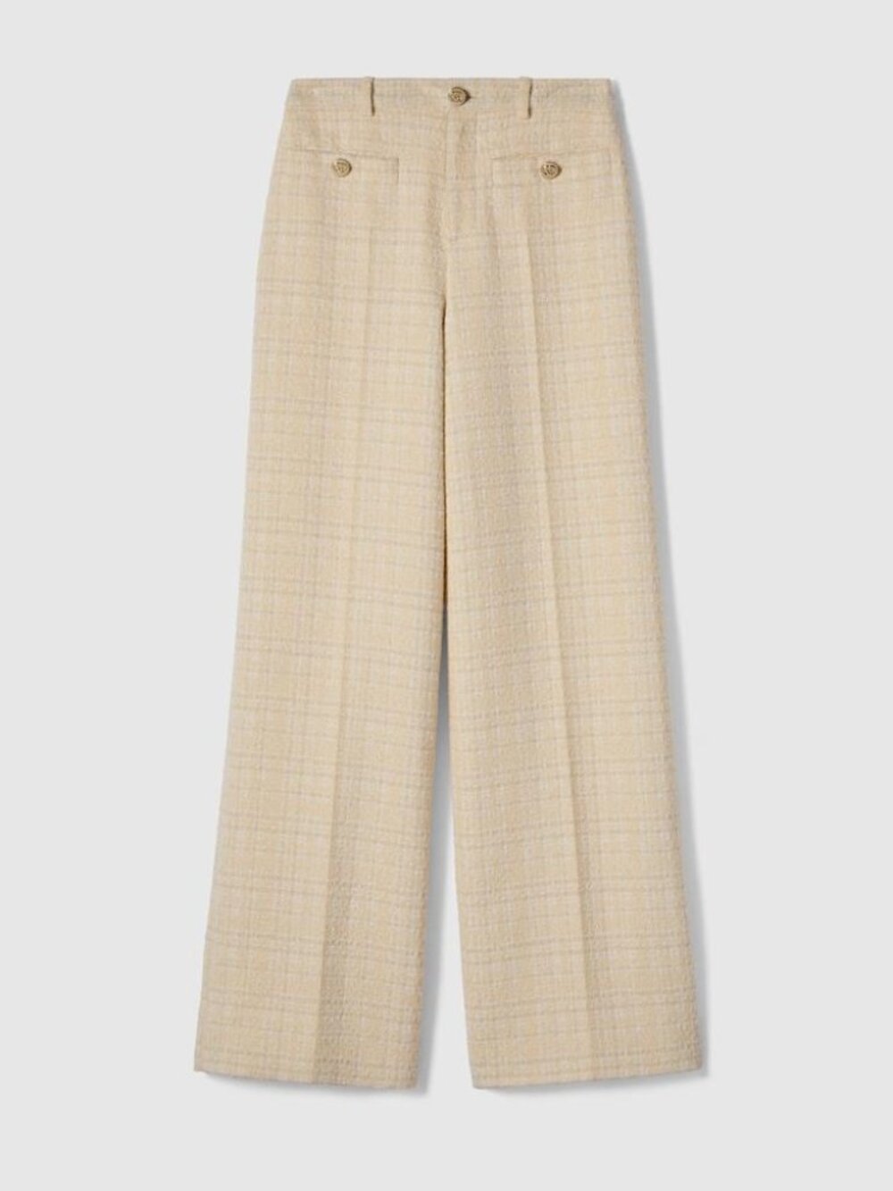 Gucci Cotton Tweed Pants Tag Size 46 Women